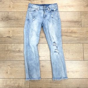 Lucky brand ripped jeans